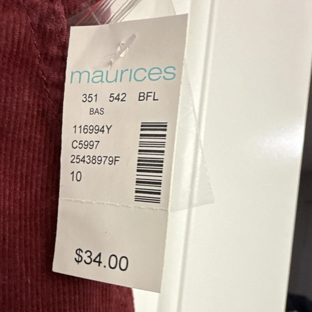Maurices women size